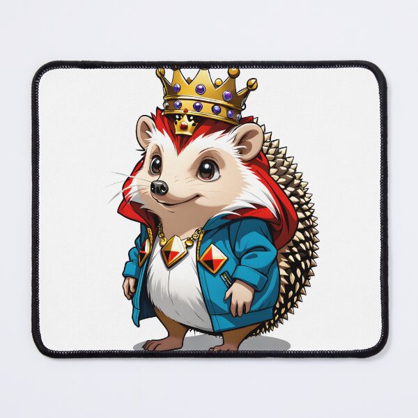 Item preview, King Hedgehog designed and sold by CraftyUniverse.