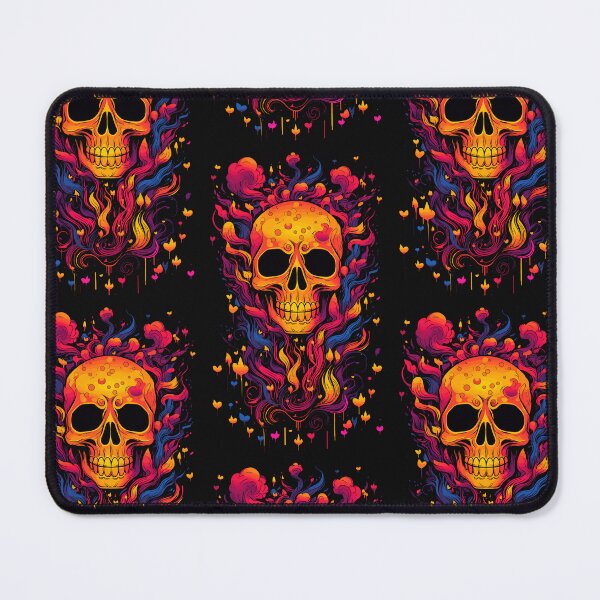 Item preview, Abstract Colorful Pop Art Skull Halloween designed and sold by Joyfulimaginery.
