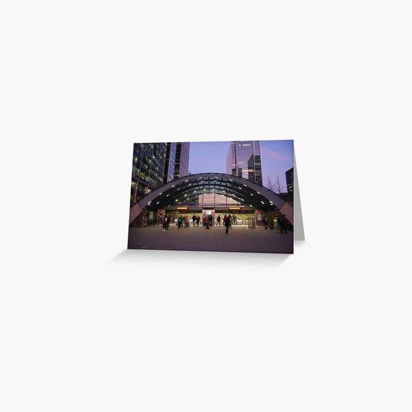 Canary Wharf 1 Greeting Card