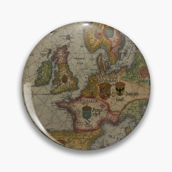 Item preview, Vintage Map of Europe (1592) designed and sold by BravuraMedia.