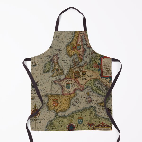 Item preview, Vintage Map of Europe (1592) designed and sold by BravuraMedia.