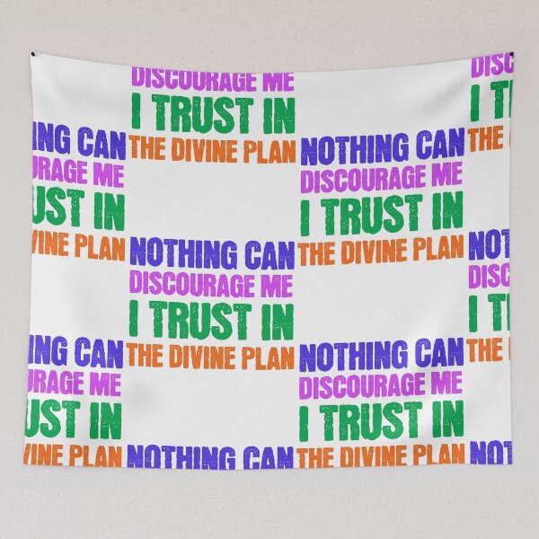 Item preview, Nothing can discourage me, I trust in the divine plan  designed and sold by Growthmind7.