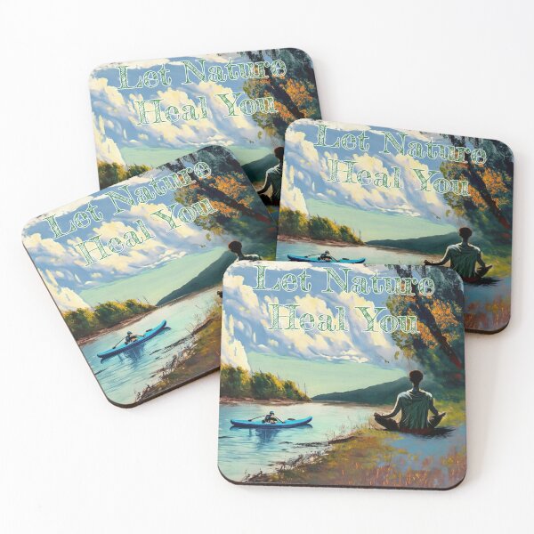Item preview, Let Nature Heal You - Meditating Kayak designed and sold by OneLove Shop.