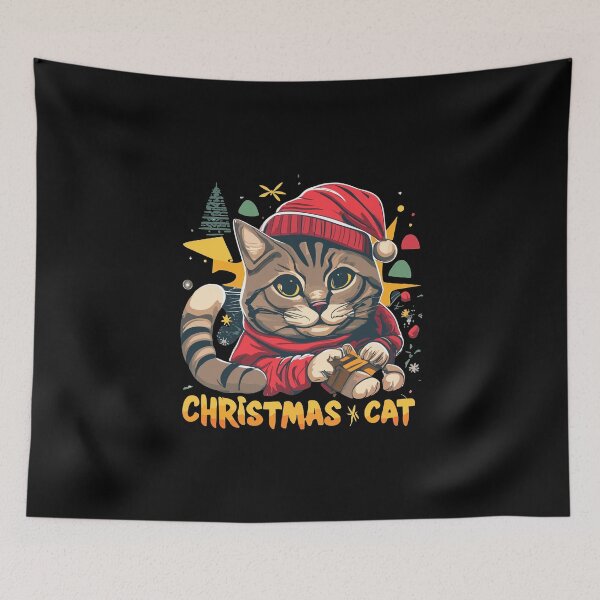 Item preview, Christmas Cat designed and sold by Joy Poddar.