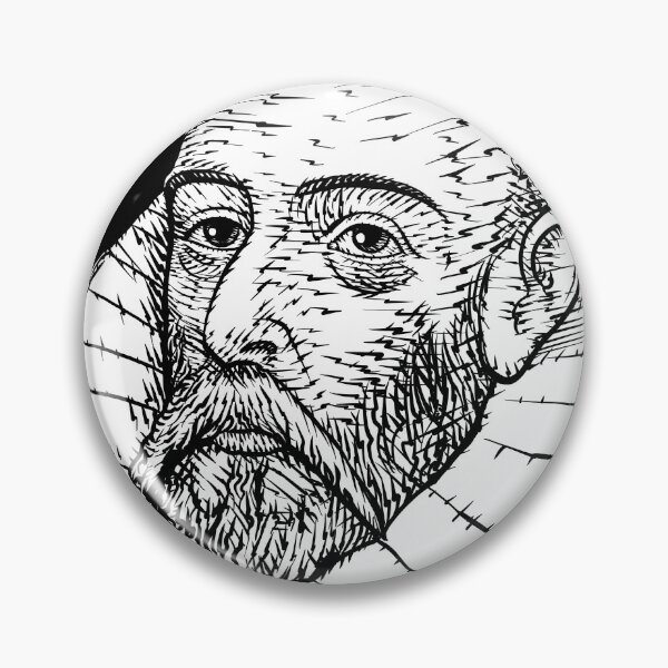 Item preview, MIGUEL DE CERVANTES ink portrait designed and sold by lautir.