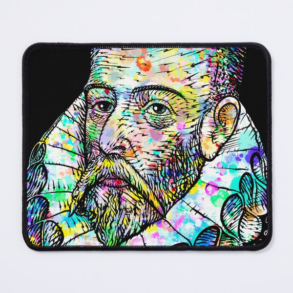 Item preview, MIGUEL DE CERVANTES ink and watercolor portrait designed and sold by lautir.