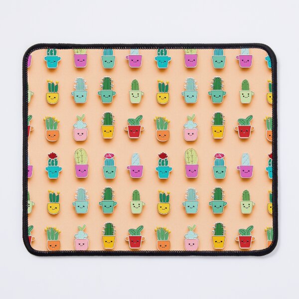 Item preview, Cute Cactus Enamel Pins Pattern designed and sold by SowCow.
