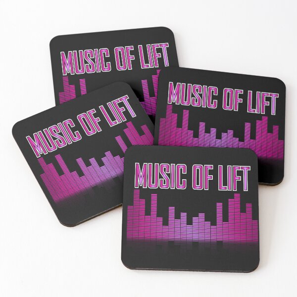 Artikelvorschau, Musik des Aufzugs mit Equalizer-Welle. Typografie-Slogan-Design. entworfen und verkauft von MusixT-Shirt.