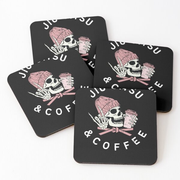 Item preview, Jiu Jitsu And Coffee beanie, Rock Vintage Skull designed and sold by Polishthestone.
