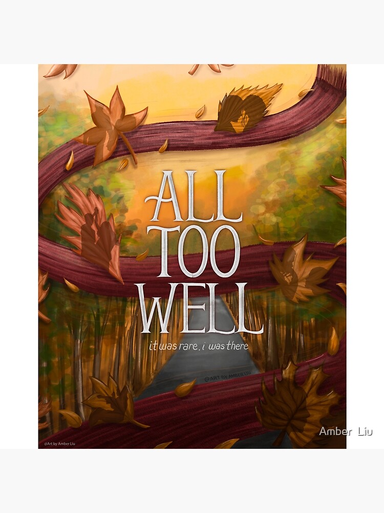 Taylor Swift Swifties All Too Well Poster