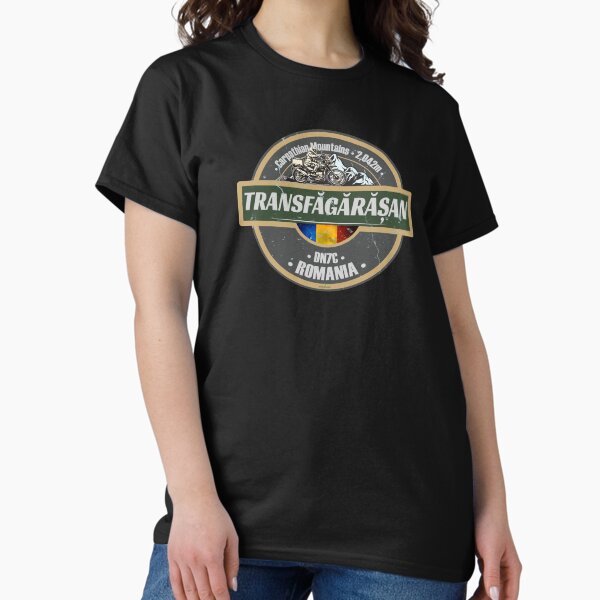 Item preview, Transfagarasan Highway, Romania Motorcycle Sticker T-Shirt 03 designed and sold by OuterShellUK.