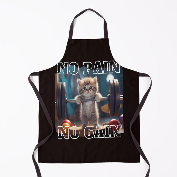 Item preview, Cat weightlifting Classic T-Shirt - No Pain No Gain designed and sold by BRENDABENT.