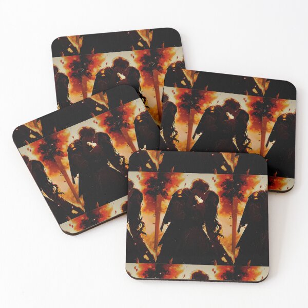 Item preview, a couple kissing in the meadow designed and sold by Railvas.