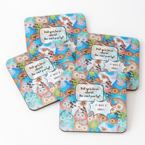 Item preview, Did You Hear About the Owl Party? It was a Hoot! designed and sold by gleefulme.
