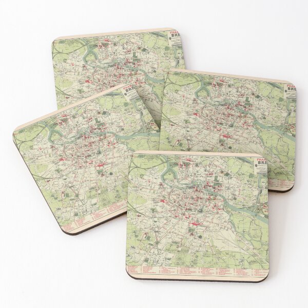 Item preview, Vintage Map of Wroclaw Poland (1925) designed and sold by BravuraMedia.