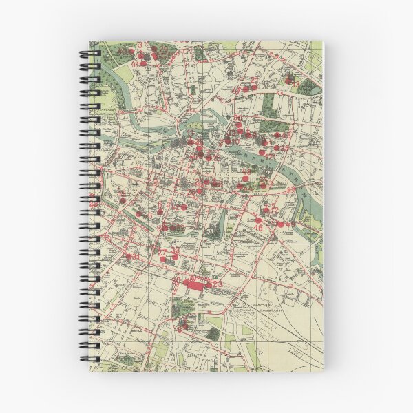 Item preview, Vintage Map of Wroclaw Poland (1925) designed and sold by BravuraMedia.