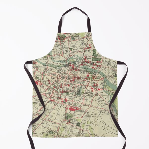Item preview, Vintage Map of Wroclaw Poland (1925) designed and sold by BravuraMedia.