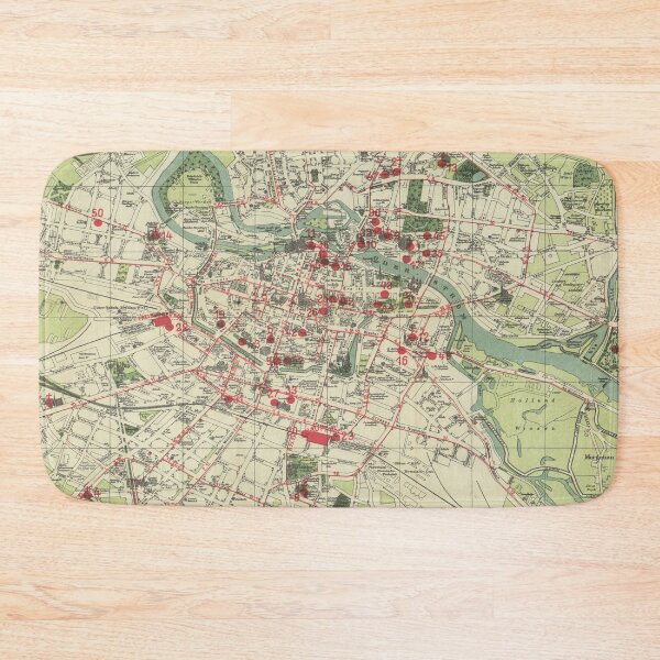 Item preview, Vintage Map of Wroclaw Poland (1925) designed and sold by BravuraMedia.