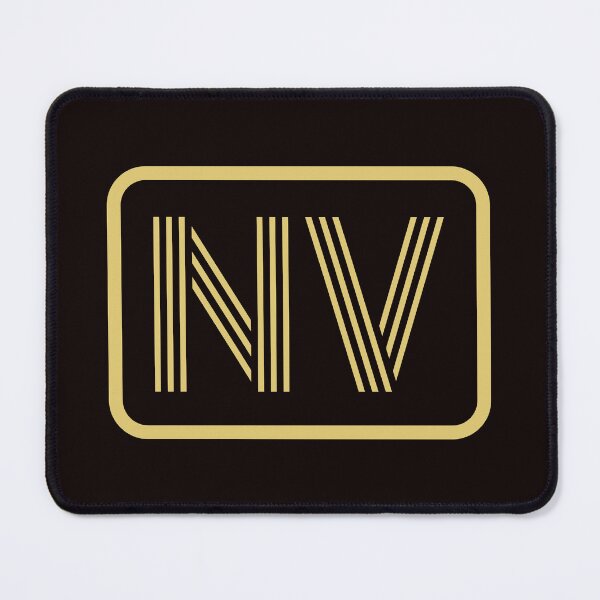 Item preview, NV Initials Gold Geometric Letters designed and sold by Jeallan Designs.