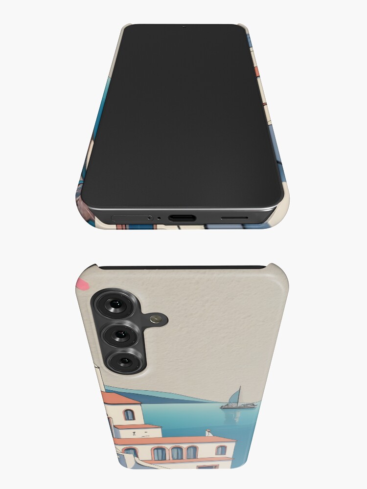 Thumbnail 3 of 4, Samsung Galaxy Phone Case, Old Traditional Greece Cycladic home Drawing designed and sold by Patricks-Art.