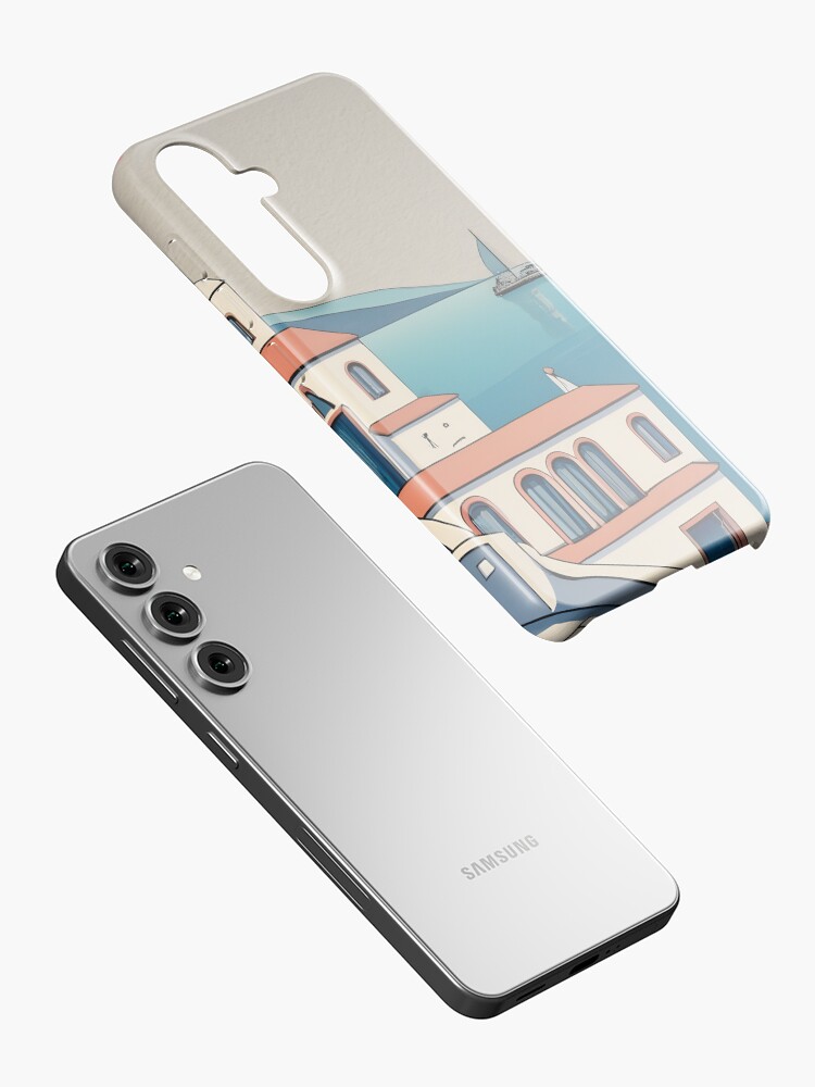 Thumbnail 2 of 4, Samsung Galaxy Phone Case, Old Traditional Greece Cycladic home Drawing designed and sold by Patricks-Art.