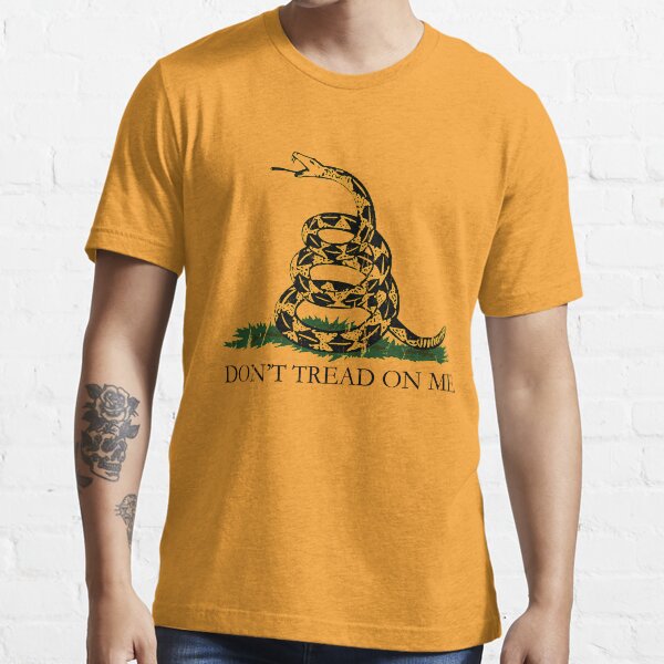 Gadsden Flag DONT TREAD ON ME T Shirt Gasden Culpeper Coil Snake Don't Tread On Me Patriotic USA America Essential T-Shirt
