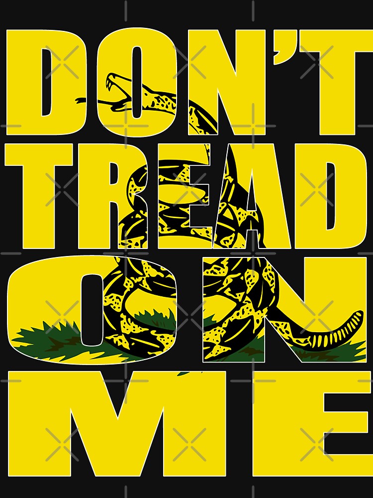 "Gadsden Flag DONT TREAD ON ME T Shirt Gasden Culpeper Coil Snake Don't ...