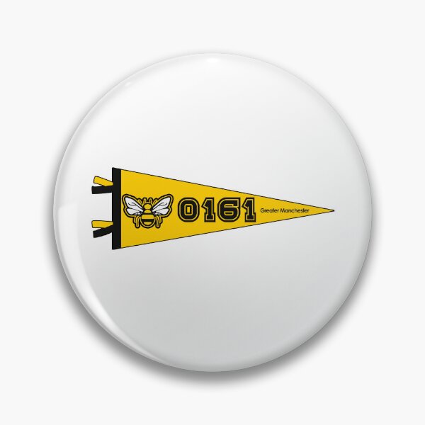 Item preview, 0161 Greater Manchester Bee Sports Varsity Pennant  designed and sold by jimmy-digital.