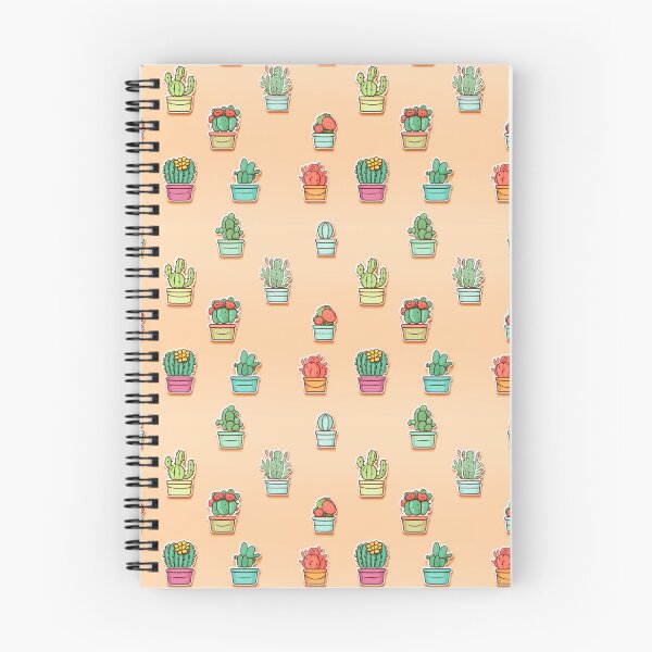 Item preview, Cute Cactus Enamel Pins Pattern Illustration designed and sold by SowCow.