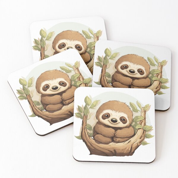 Item preview, Little cute sloth designed and sold by toriodesigns.
