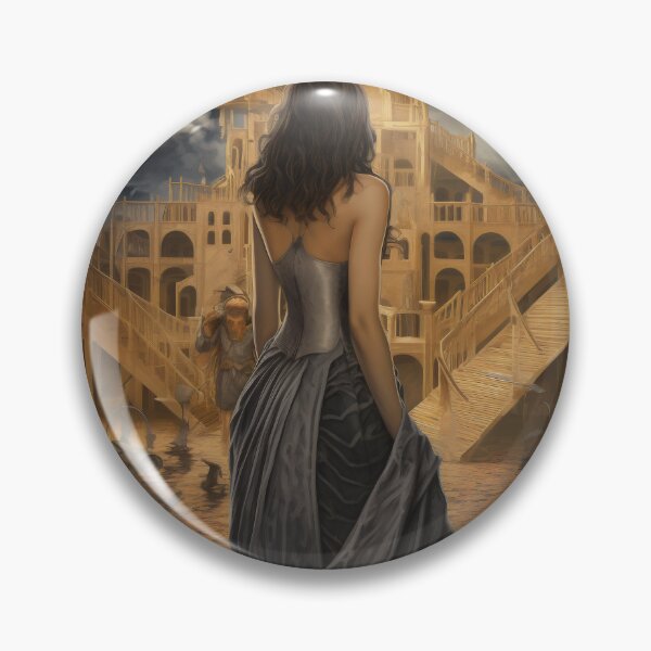 Item preview, Goddess in Checkered Elegance: A Surreal Fusion of Ethereal Beauty and Fantastical Castle designed and sold by oanaunciuleanu.