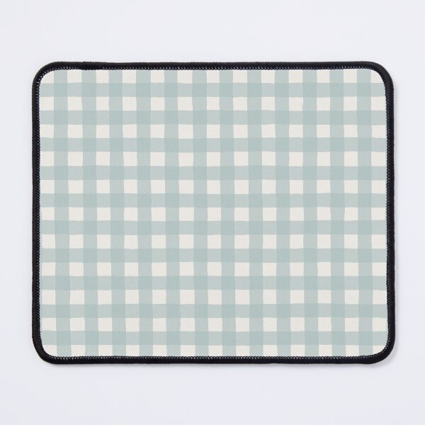 Item preview, Gingham Pattern Aqua designed and sold by Me And The Moon.