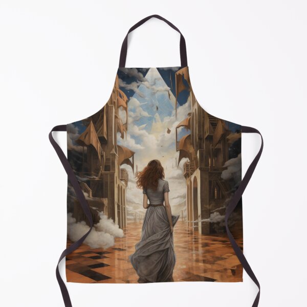 Item preview, Goddess in Checkered Elegance: A Surreal Fusion of Ethereal Beauty and Fantastical Castle designed and sold by oanaunciuleanu.