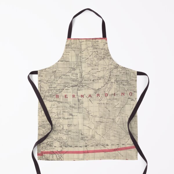 Item preview, Vintage Map of San Bernadino County CA (1914) designed and sold by BravuraMedia.