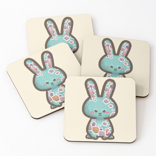 Item preview, Bunny with Rock Pattern designed and sold by Khotekmei.