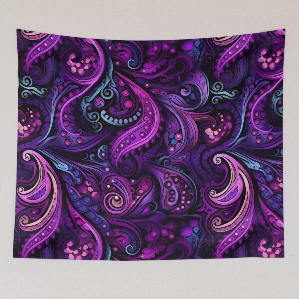 Item preview, Patrón de cachemira morado designed and sold by Caladan-Sam.