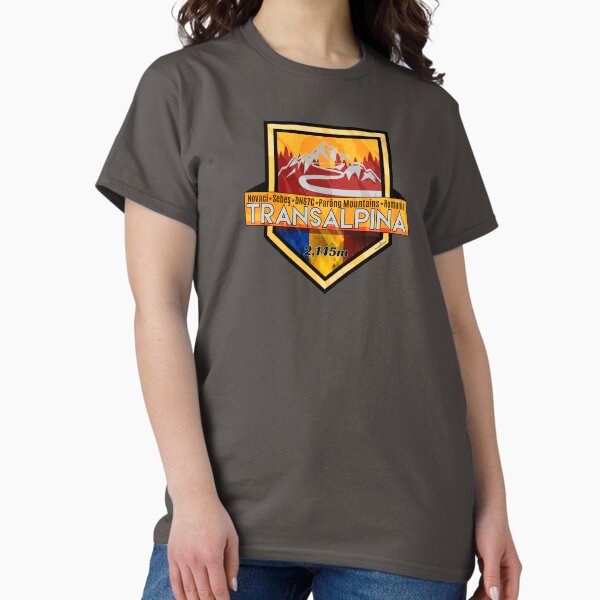 Item preview, Transalpina Romania Sticker T-Shirt 01 designed and sold by OuterShellUK.