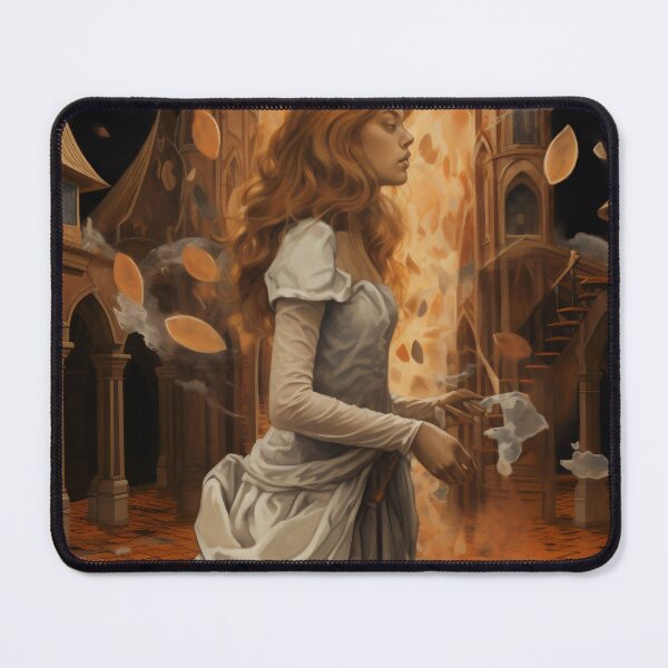 Item preview, Goddess in Checkered Elegance: A Surreal Fusion of Ethereal Beauty and Fantastical Castle designed and sold by oanaunciuleanu.