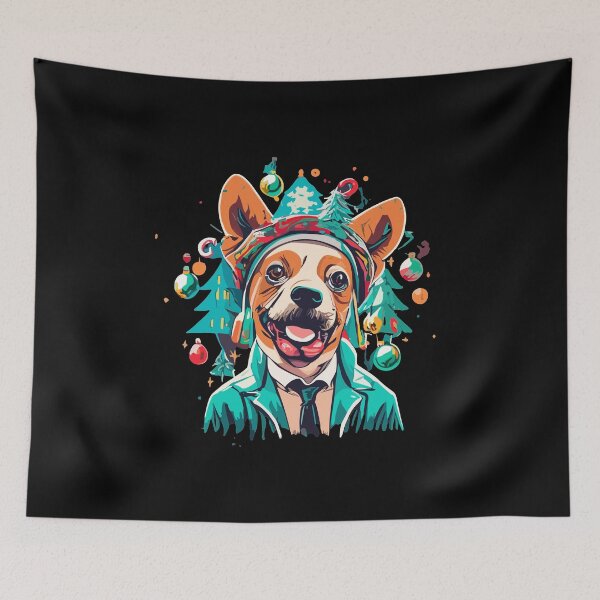 Item preview, Cute Christmas Dog designed and sold by Joy Poddar.