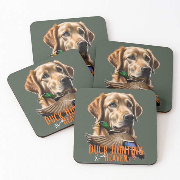 Item preview, Copy of Duck Hunting Golden Retriever and Flying Mallard designed and sold by LifeCrush.