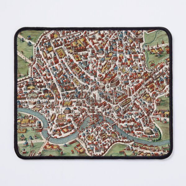 Item preview, Vintage Map of Rome Italy (1676) designed and sold by BravuraMedia.