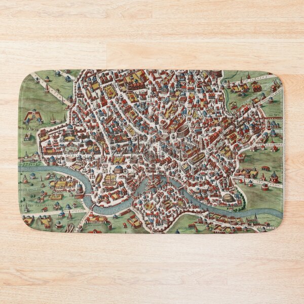Item preview, Vintage Map of Rome Italy (1676) designed and sold by BravuraMedia.