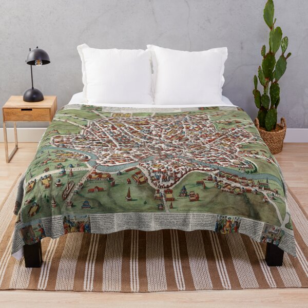 Item preview, Vintage Map of Rome Italy (1676) designed and sold by BravuraMedia.