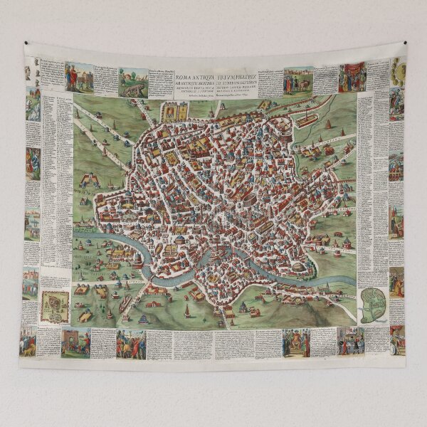 Item preview, Vintage Map of Rome Italy (1676) designed and sold by BravuraMedia.