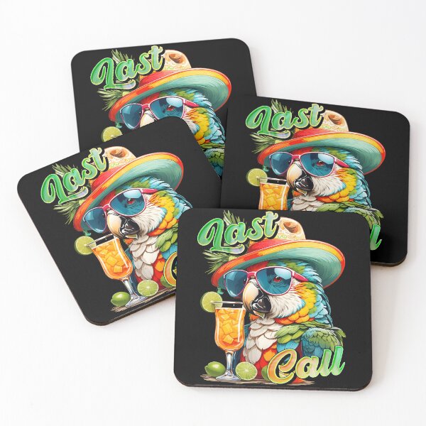 Item preview, Last call Cocktails Barten Colorful Parrot designed and sold by MindWave THC.