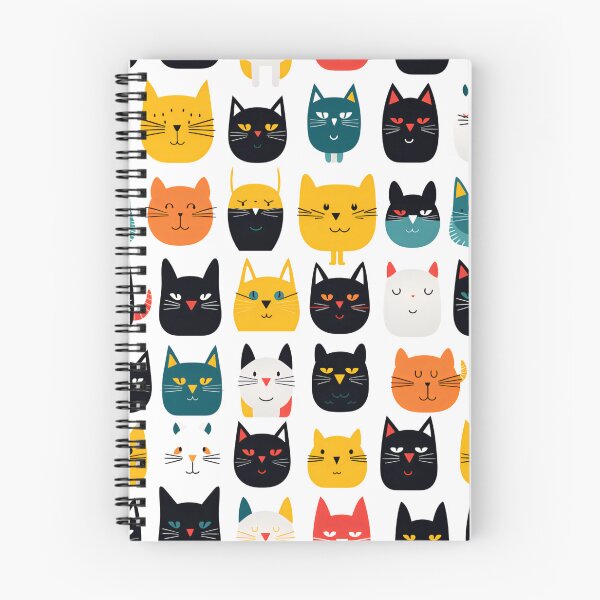 Item preview, Cute colorful cats pattern designed and sold by teesandlove.