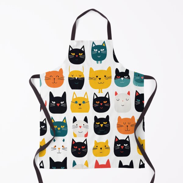 Item preview, Cute colorful cats pattern designed and sold by teesandlove.