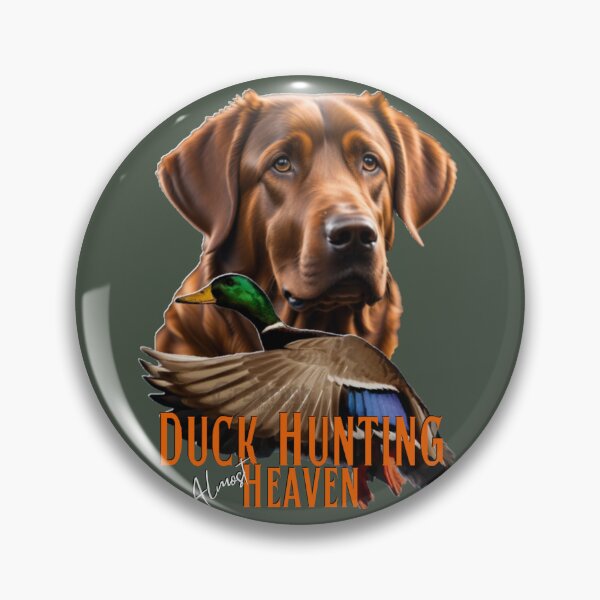 Item preview, Duck Hunting Chesapeake Bay Retriever and Flying Mallard designed and sold by LifeCrush.
