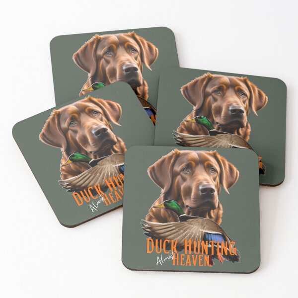 Item preview, Duck Hunting Chesapeake Bay Retriever and Flying Mallard designed and sold by LifeCrush.