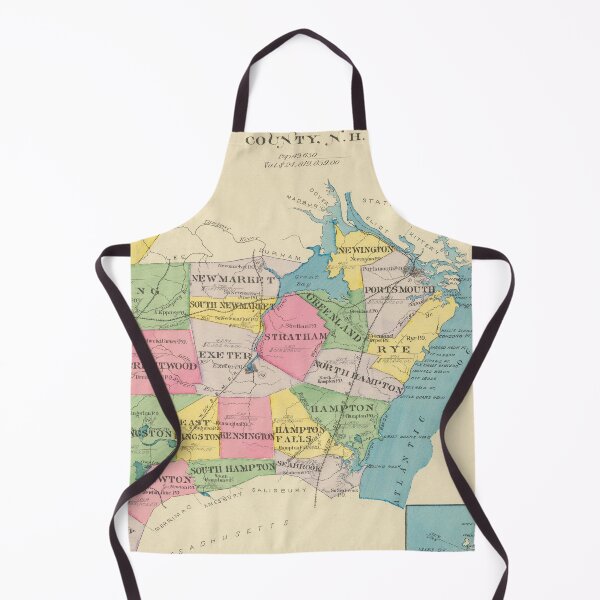Item preview, Vintage Map of Rockingham County NH (1892) designed and sold by BravuraMedia.